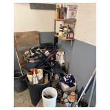 Trash cans, cleaners, catch all- more added