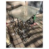 Cast iron treadle base table