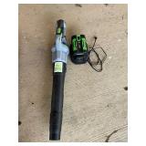 E GO 56 volt blower, charger, and battery