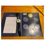 Donald Trump watch and coin