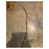 Wooden long bow