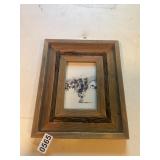 Barnwood framed Indian chief