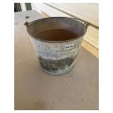 Galvanized, pail bucket