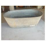 Galvanized tub