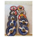 10- grinder wheels/ flap discs