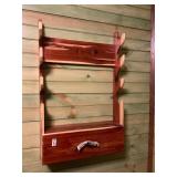 Cedar gun rack