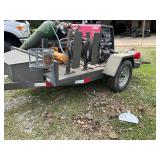 Welding trailer, Lincoln Welder, compressor, torch