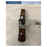 Receiver hitch with 2 inch ball