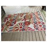 Outdoor patio rug