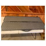 Padded hard gun case outside picture