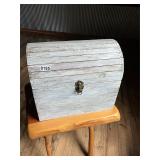 Wood camel trunk box