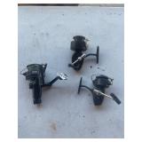 3- open face fishing reels