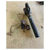 Worx blower, charger and 3 batteries