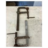 2- Bessey welding clamps