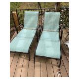 2- patio loungers