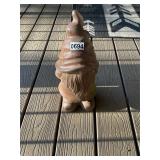 Concrete gnome figure