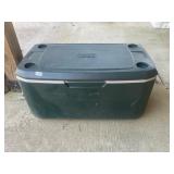 Large green Coleman cooler