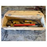 Ports power with wood crate