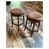 2- swivel barstools