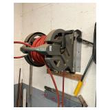 Hose reel with air hose
