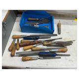 Box of assorted files