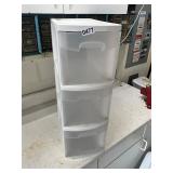 3 bin storage cabinet