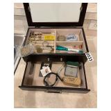 Small jewelry box and contents