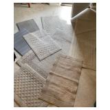 Assorted rugs and mats