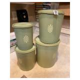 Vintage Tupperware canister set