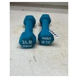 3 lb dumbbells