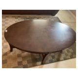 Oval coffee table