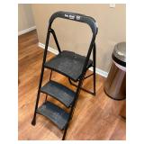 Black step ladder