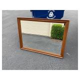 Large framed mirror