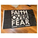 Faith over fear 3 X 5 flag