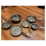 Green Pan pot pans, lids, and skillet