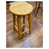 Wooden barstool