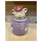 Vintage Winnie Pig Cookie Jar
