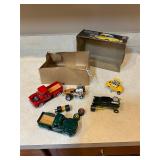 Assorted metal and plastic cars