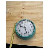 Bai teal battery clock