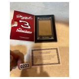 Dale Earnhardt 22k gold foil card- Fast Thinking