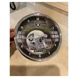 Oakland Raiders battery clock