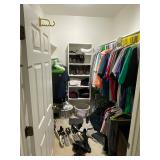Large closet nice clean clothes and shoes - L/Xl