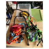Tote of assorted straps