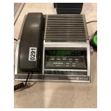 Vintage General Electric telephone alarm clock