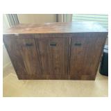 3 door storage cabinet