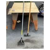 Working tools ï¿½ plastic scoop, and weeding tool