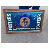 Fosters large framed picture