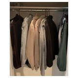 Closet nice jackets mostly large X large