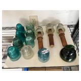 13- glass insulators