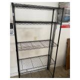 5 tier ft metal shelf 3 ft wide